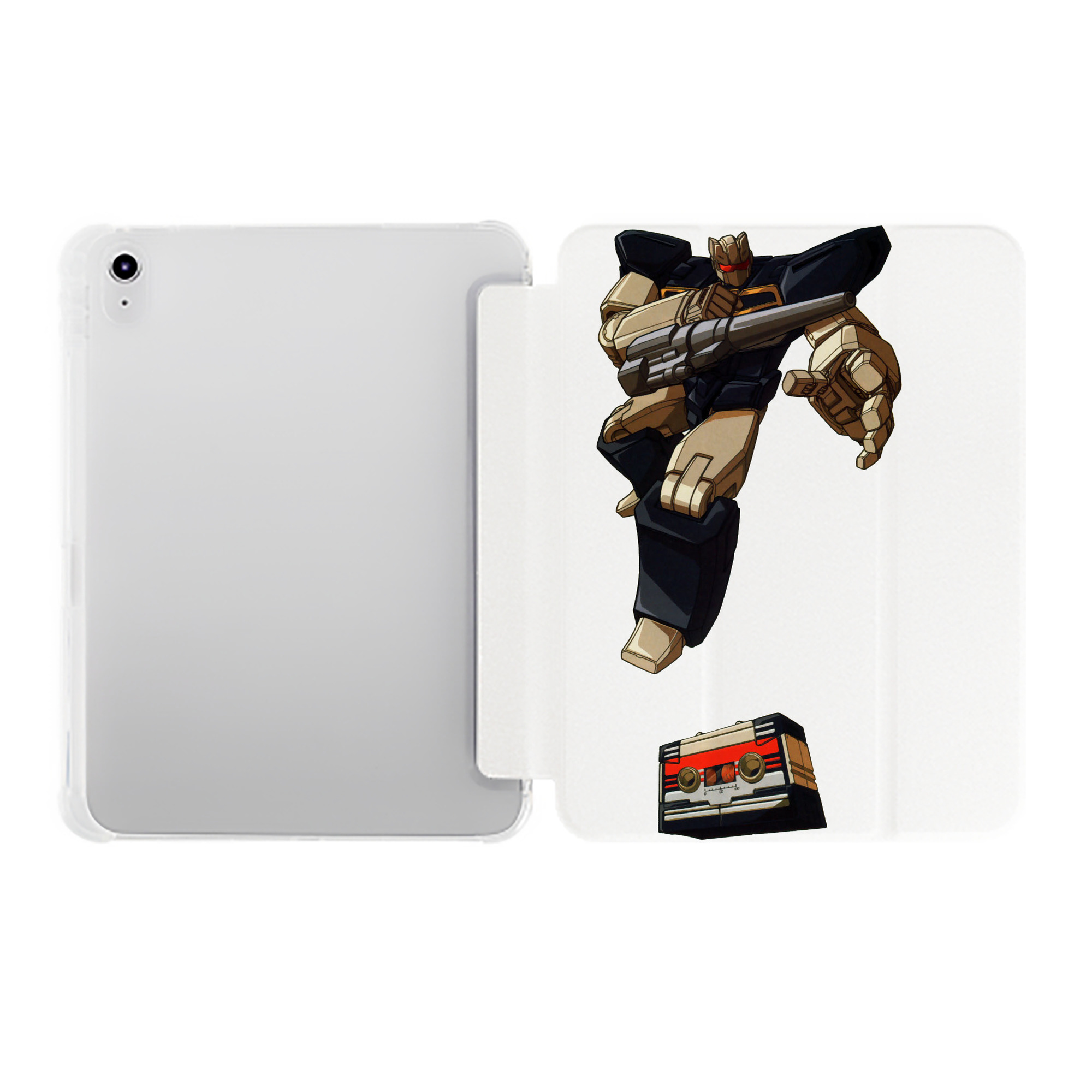 （画像用）  IPad ケース ペン収納付き 三つ折りスタンド PUレザー×シリコン 対応機種9.5/10.5/10.9インチ